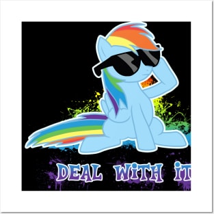 My Little Pony - Rainbow Dash - Deal With It Posters and Art